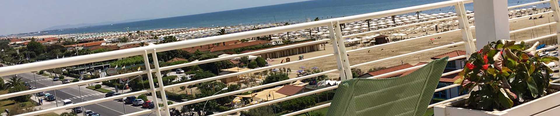 Terrazza panoramica Hotel Joseph a Marina di Pietrasanta
